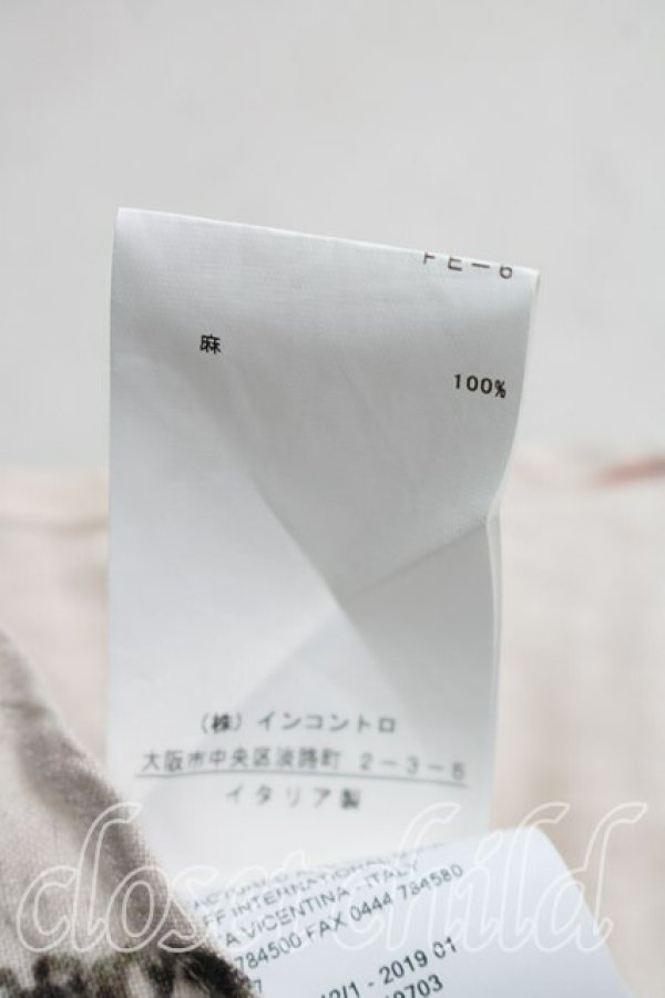 画像5: ヴィヴィアンウエストウッド 中古 / 緑色経済シャツ 38（7号相当） ベージュ  H-26-03-29-007-bl-OD-ZH (5)