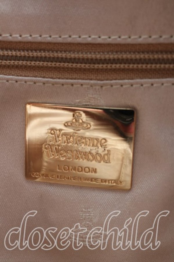 画像4: ヴィヴィアンウエストウッド 中古 / アーガイルショルダーバッグ  ピンク  H-26-03-29-071-ba-OD-ZH (4)