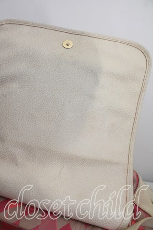 画像5: ヴィヴィアンウエストウッド 中古 / アーガイルショルダーバッグ  ピンク  H-26-03-29-071-ba-OD-ZH (5)