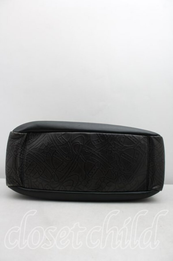 画像3: ヴィヴィアンウエストウッド 中古 / アーサーヤスミンバッグ  黒  H-26-03-29-072-ba-OD-ZH (3)