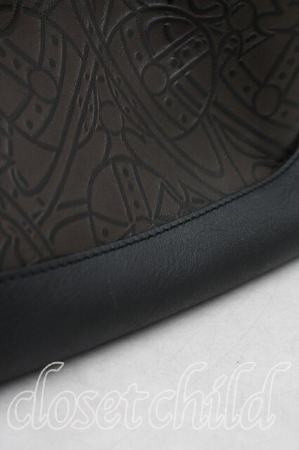 画像6: ヴィヴィアンウエストウッド 中古 / アーサーヤスミンバッグ  黒  H-26-03-29-072-ba-OD-ZH (6)