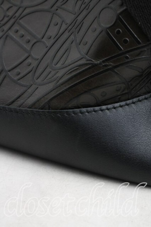 画像7: ヴィヴィアンウエストウッド 中古 / アーサーヤスミンバッグ  黒  H-26-03-29-072-ba-OD-ZH (7)