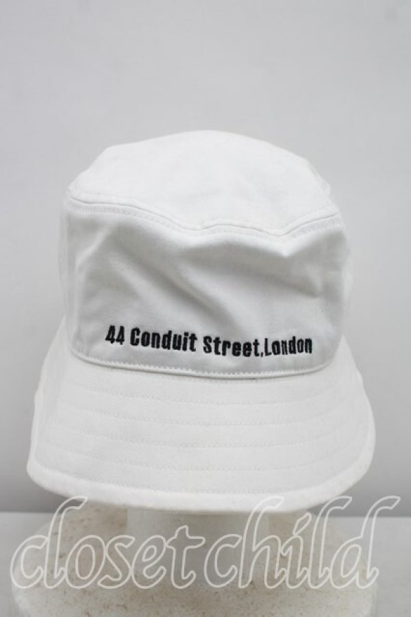 画像3: ヴィヴィアンウエストウッド 中古 / オーブ刺繍バケットハット  白  H-26-03-29-073-ha-OD-ZH (3)