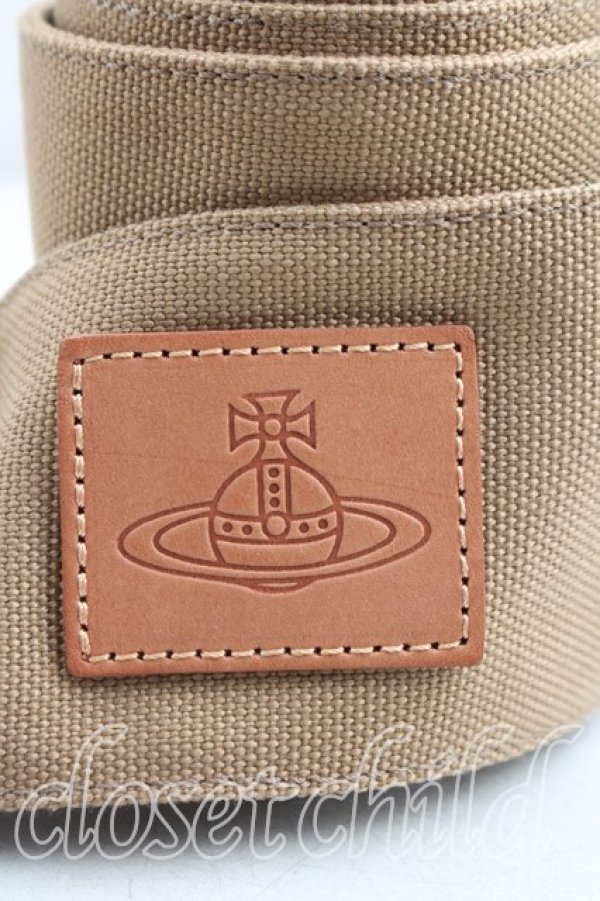 画像2: ヴィヴィアンウエストウッド 中古 / ＤＩＹ　ptベルト  カーキ  H-26-03-29-076-gd-OD-ZH (2)