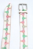 画像2: ヴィヴィアンウエストウッド 中古 / チェーンオーブptベルト  白ｘピンクｘ緑  H-26-03-29-078-gd-OD-ZH (2)