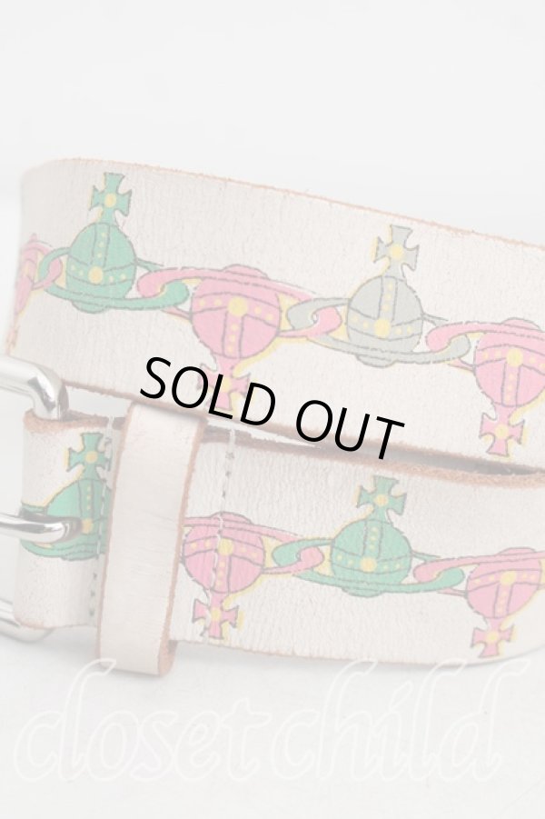 画像3: ヴィヴィアンウエストウッド 中古 / チェーンオーブptベルト  白ｘピンクｘ緑  H-26-03-29-078-gd-OD-ZH (3)