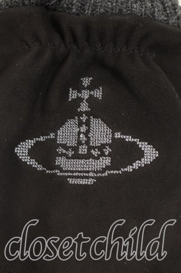 画像2: ヴィヴィアンウエストウッド 中古 / ミトングローブ  黒  H-26-03-29-082-gd-OD-ZH (2)