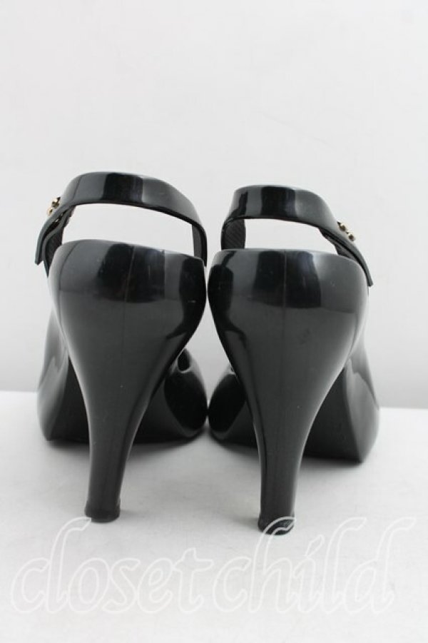 画像4: ヴィヴィアンウエストウッド×Melissa 中古 / レディドラゴン EU40（25cm相当） 黒  H-26-03-29-084-sh-OD-ZH (4)