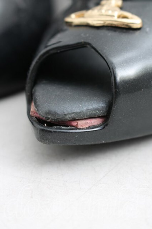 画像6: ヴィヴィアンウエストウッド×Melissa 中古 / レディドラゴン EU40（25cm相当） 黒  H-26-03-29-084-sh-OD-ZH (6)