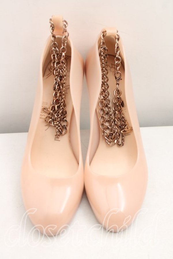 画像2: ヴィヴィアンウエストウッド×Melissa 中古 / スカイスクレイパーシューズ EU39（24.5cm相当） ヌードベージュ  H-26-03-29-085-sh-OD-ZH (2)