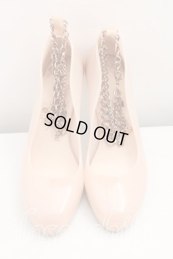 画像2: ヴィヴィアンウエストウッド×Melissa 中古 / スカイスクレイパーシューズ EU39（24.5cm相当） ヌードベージュ  H-26-03-29-085-sh-OD-ZH (2)