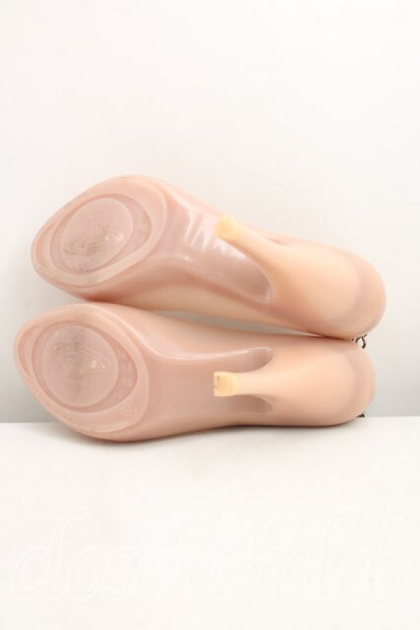 画像5: ヴィヴィアンウエストウッド×Melissa 中古 / スカイスクレイパーシューズ EU39（24.5cm相当） ヌードベージュ  H-26-03-29-085-sh-OD-ZH (5)