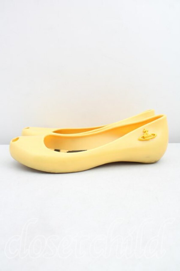 画像3: ヴィヴィアンウエストウッド×Melissa 中古 / ウルトラガール EU39（24.5cm相当） 黄色  H-26-03-29-086-sh-OD-ZH (3)