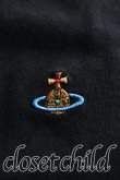 画像7: ヴィヴィアンウエストウッド 中古 / カラーオーブ刺繍Tシャツ M 黒  H-26-03-29-008-ts-OD-ZH (7)