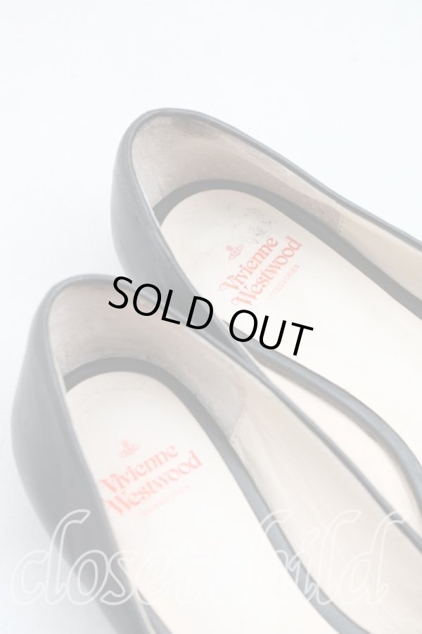 画像6: ヴィヴィアンウエストウッド 中古 / フラットシューズ 36（23cm位） 黒  H-26-03-29-088-sh-OD-ZH (6)