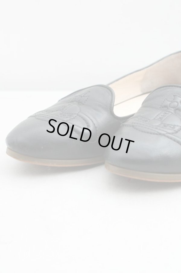 画像7: ヴィヴィアンウエストウッド 中古 / フラットシューズ 36（23cm位） 黒  H-26-03-29-088-sh-OD-ZH (7)