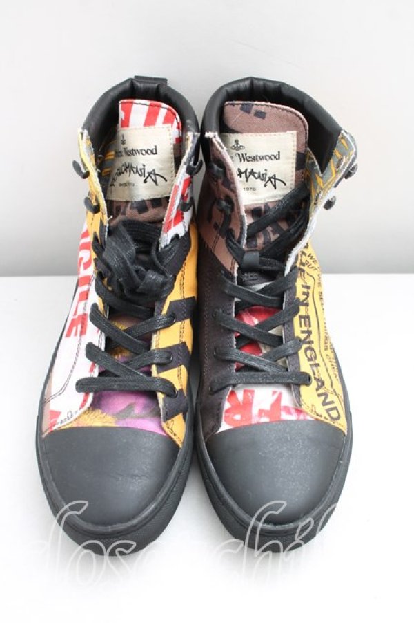 画像2: ヴィヴィアンウエストウッド 中古 / SIMIANシューズ 37（23.5cm相当） 黒  H-26-03-29-089-sh-OD-ZH (2)