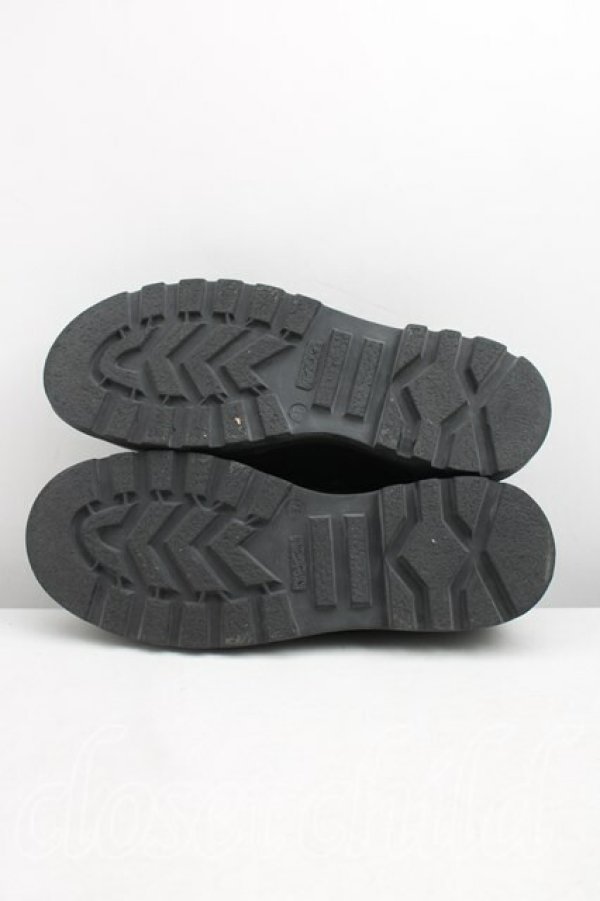 画像5: ANGLOMANIA 中古 / フラワーテープハイトップスニーカー 37（23.5cm相当） 黒  H-26-03-29-090-sh-OD-ZH (5)