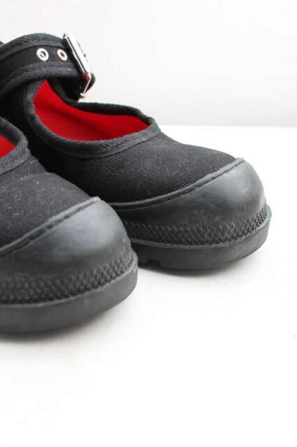 画像6: ANGLOMANIA 中古 / フラワーテープハイトップスニーカー 37（23.5cm相当） 黒  H-26-03-29-090-sh-OD-ZH (6)