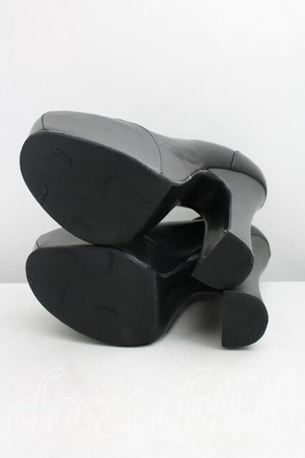 画像5: ヴィヴィアンウエストウッド 中古 / エレベーテッドギリー 38（24cm相当） 黒  H-26-03-29-092-sh-OD-ZH (5)