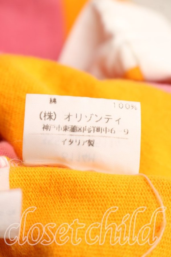 画像5: ヴィヴィアンウエストウッド MAN 中古 / ラガーポロシャツ M ピンクｘオレンジ  H-26-03-29-010-to-OD-ZH (5)