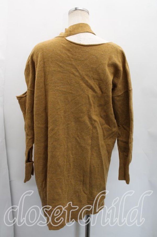 画像2: ANGLOMANIA 中古 / カットラスダメージカーディガン 38（M相当） 黄色  H-26-03-29-011-to-OD-ZH (2)