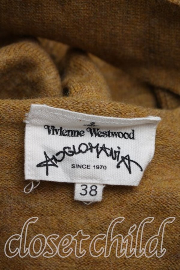 画像3: ANGLOMANIA 中古 / カットラスダメージカーディガン 38（M相当） 黄色  H-26-03-29-011-to-OD-ZH (3)