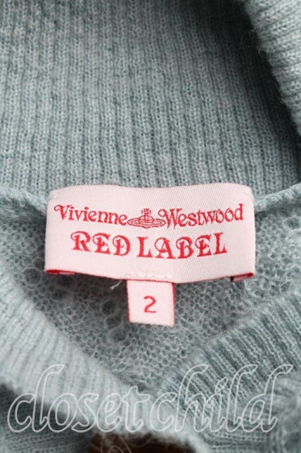 画像3: ヴィヴィアンウエストウッド 中古 / レースニット 2（9号相当） 青  H-26-03-29-016-to-OD-ZH (3)