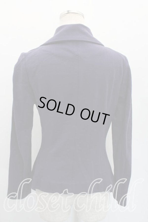 画像2: ヴィヴィアンウエストウッド 中古 / フロントアシメジャケット 1（7号相当） 紫  H-26-04-05-003-jc-OD-ZH (2)