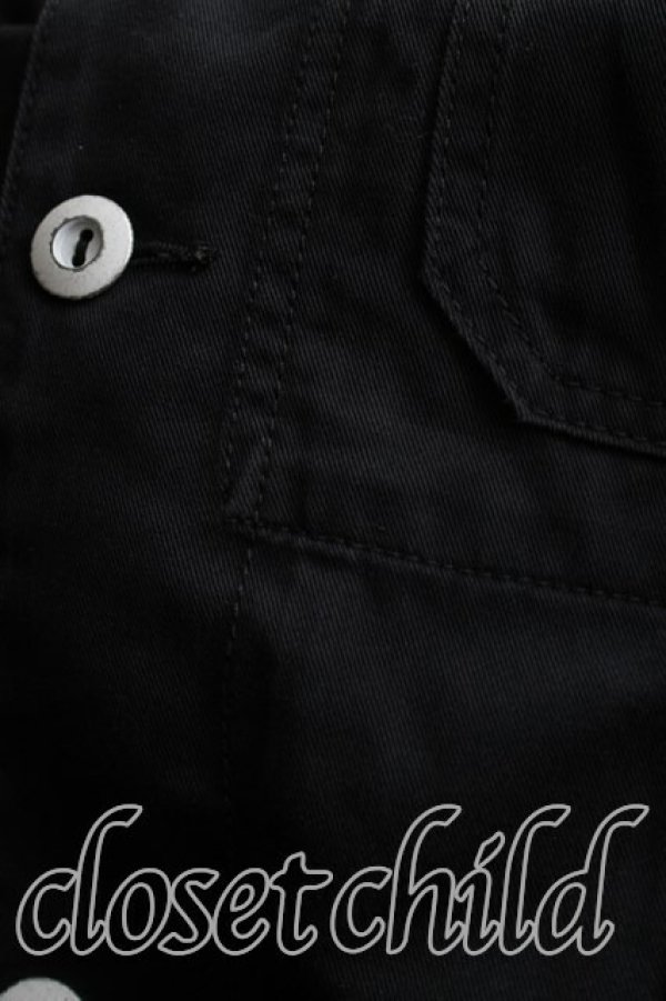 画像5: ANGLOMANIA 中古 / ミリタリーシャツ S 黒  H-26-04-05-021-bl-OD-ZH (5)