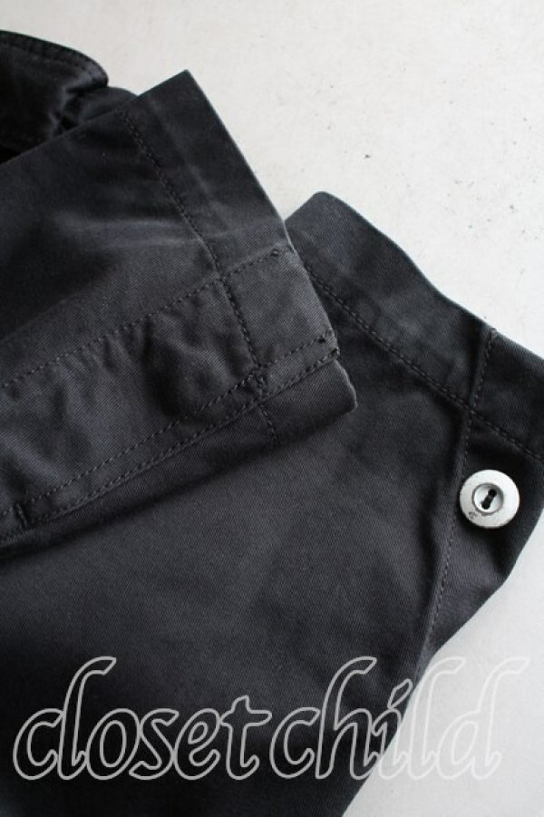 画像6: ANGLOMANIA 中古 / ミリタリーシャツ S 黒  H-26-04-05-021-bl-OD-ZH (6)