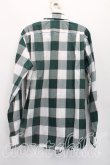 画像2: ヴィヴィアンウエストウッド 中古 / ブロックチェックシャツ 46（メンズM相当） 緑  H-26-04-05-022-bl-OD-ZH (2)
