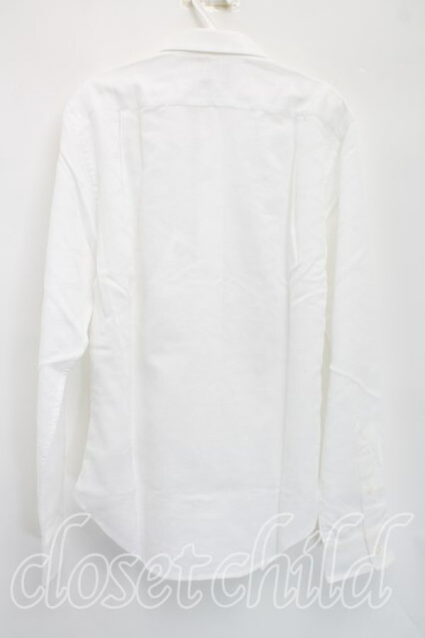 画像2: ヴィヴィアンウエストウッド MAN 中古 / ジャガードオーブシャツ 44（メンズS相当） 白  H-26-04-05-027-bl-OD-ZH (2)