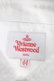 画像3: ヴィヴィアンウエストウッド MAN 中古 / ジャガードオーブシャツ 44（メンズS相当） 白  H-26-04-05-027-bl-OD-ZH (3)