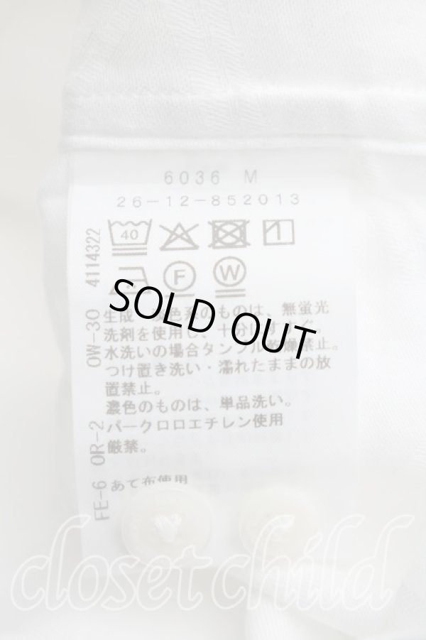 画像4: ヴィヴィアンウエストウッド MAN 中古 / ジャガードオーブシャツ 44（メンズS相当） 白  H-26-04-05-027-bl-OD-ZH (4)