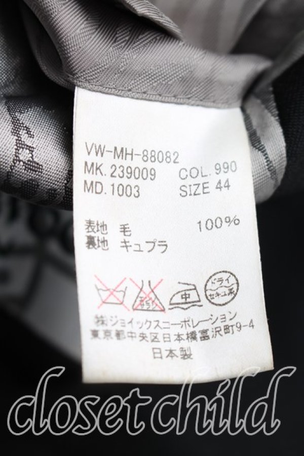 画像6: ヴィヴィアンウエストウッド MAN 中古 / DLセットアップ 44（メンズS相当） 黒  H-26-04-05-033-su-OD-ZH (6)