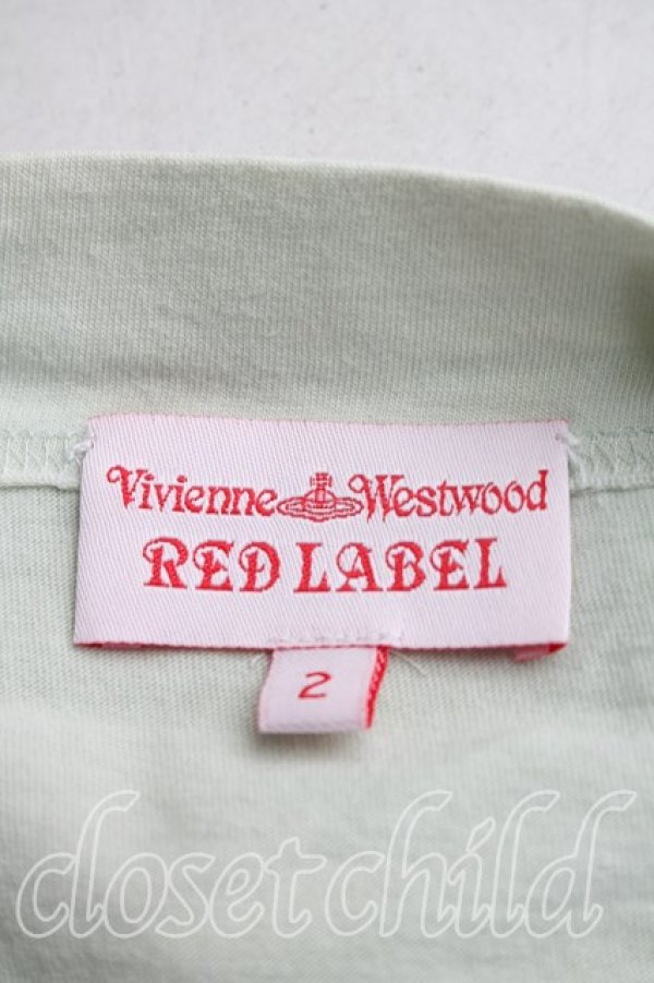 画像3: ヴィヴィアンウエストウッド 中古 / ブーケptスクエアTシャツ 2（9号相当） ライム  H-26-04-05-034-ts-OD-ZH (3)