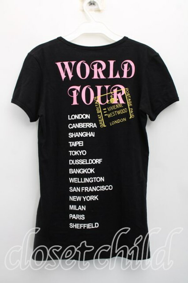 画像2: ヴィヴィアンウエストウッド 中古 / リップptTシャツ S 黒  H-26-04-05-036-ts-OD-ZH (2)