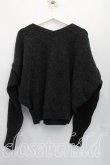 画像2: ヴィヴィアンウエストウッド 中古 / ウールニット O/S 灰  H-26-04-05-040-to-OD-ZH (2)