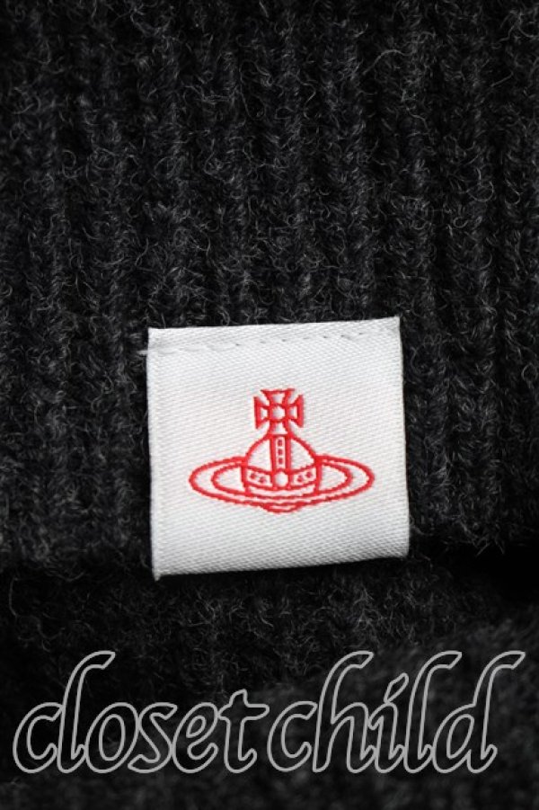 画像6: ヴィヴィアンウエストウッド 中古 / ウールニット O/S 灰  H-26-04-05-040-to-OD-ZH (6)