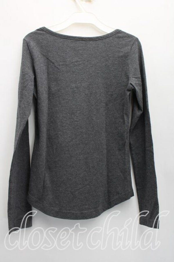 画像2: ヴィヴィアンウエストウッド 中古 / スワンpt長袖カットソー 1（7号相当） 灰  H-26-04-05-044-to-OD-ZH (2)