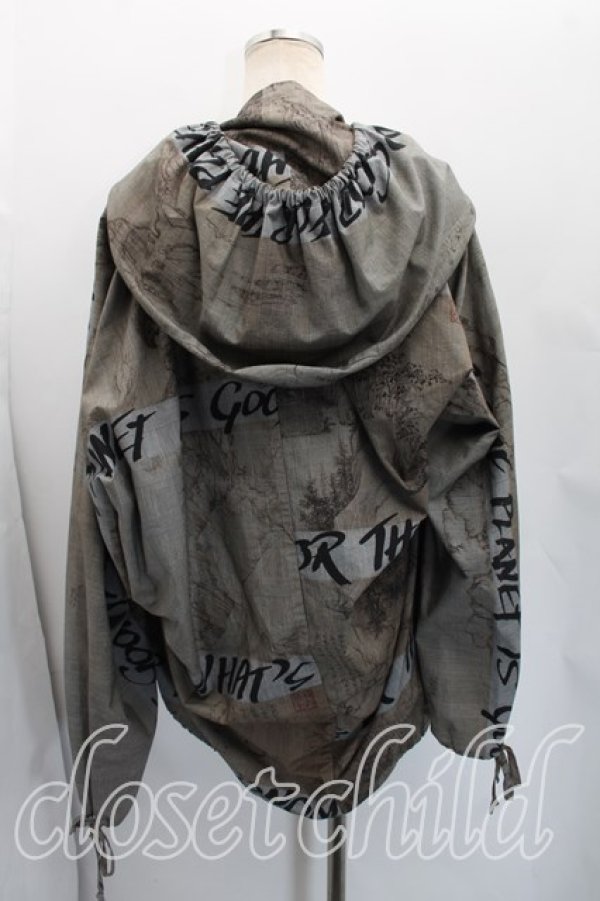 画像2: ヴィヴィアンウエストウッド 中古 / エコノミージップブルゾン  カーキ  H-26-04-05-005-jc-OD-ZH (2)