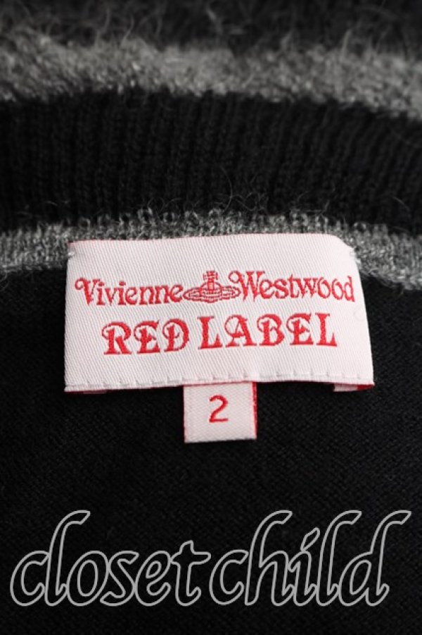 画像3: ヴィヴィアンウエストウッド 中古 / 単色オーブ刺繍フリルカラーカーディガン 2（9号相当） 黒  H-26-04-05-052-to-OD-ZH (3)