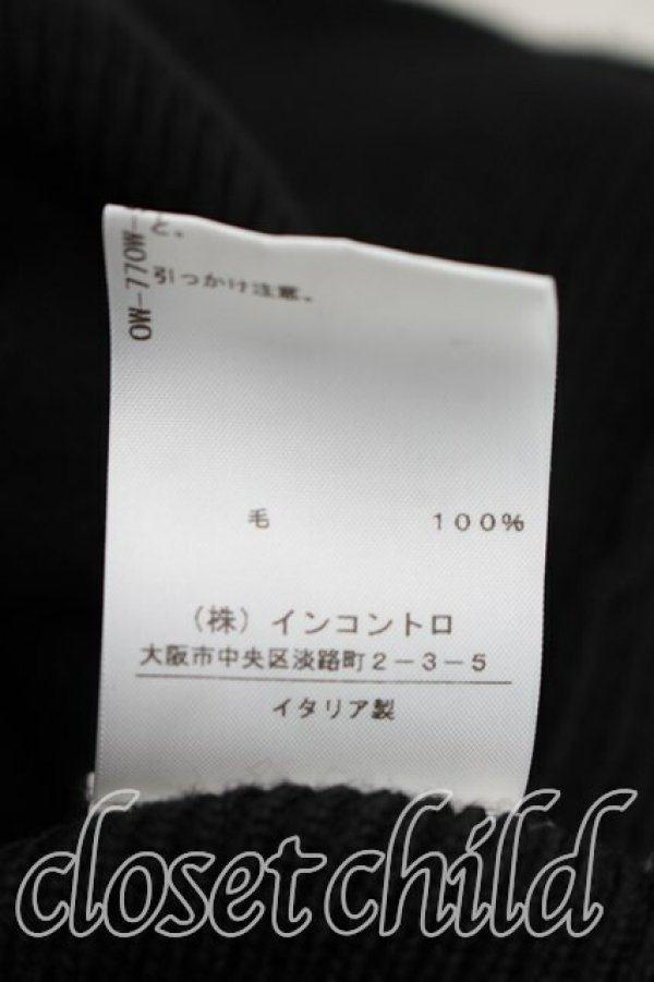 画像5: ヴィヴィアンウエストウッド 中古 / カラーオーブ刺繍タートルニット S 黒  H-26-04-05-053-to-OD-ZH (5)