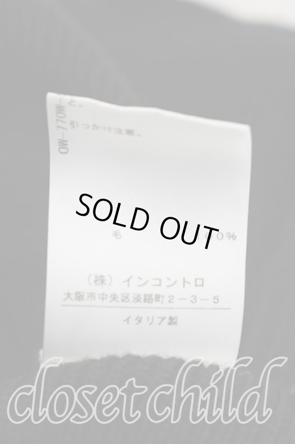 画像5: ヴィヴィアンウエストウッド 中古 / カラーオーブ刺繍タートルニット S 黒  H-26-04-05-053-to-OD-ZH (5)
