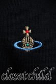 画像6: ヴィヴィアンウエストウッド 中古 / カラーオーブ刺繍タートルニット S 黒  H-26-04-05-053-to-OD-ZH (6)