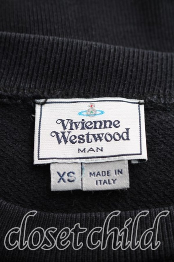 画像3: ヴィヴィアンウエストウッド MAN 中古 / ミルキーウェイスウェット XS 黒  H-26-04-05-058-to-OD-ZH (3)
