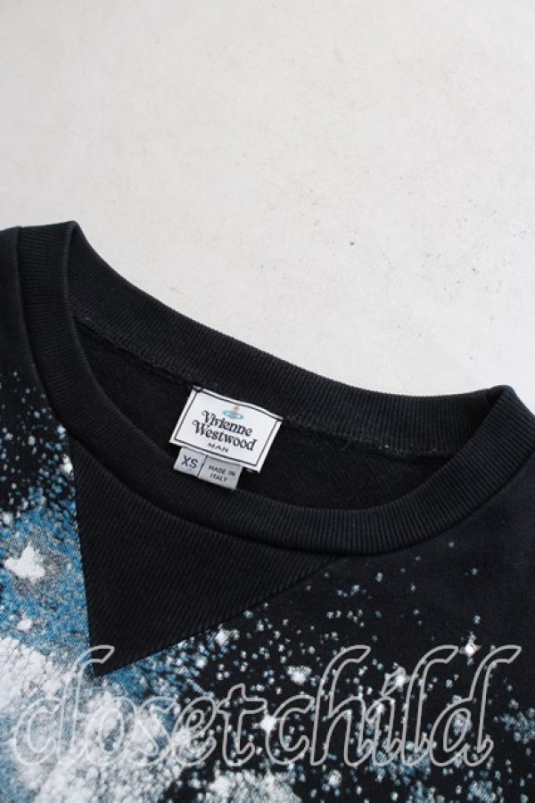 画像5: ヴィヴィアンウエストウッド MAN 中古 / ミルキーウェイスウェット XS 黒  H-26-04-05-058-to-OD-ZH (5)