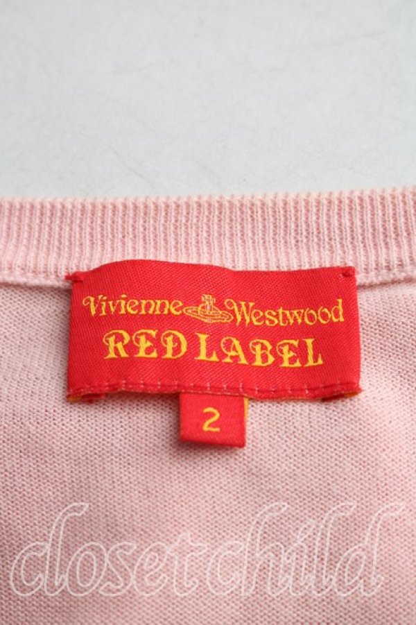 画像3: ヴィヴィアンウエストウッド 中古 / 単色オーブ刺繍カーディガン 2（9号相当） ピンク  H-26-04-05-059-to-OD-ZH (3)