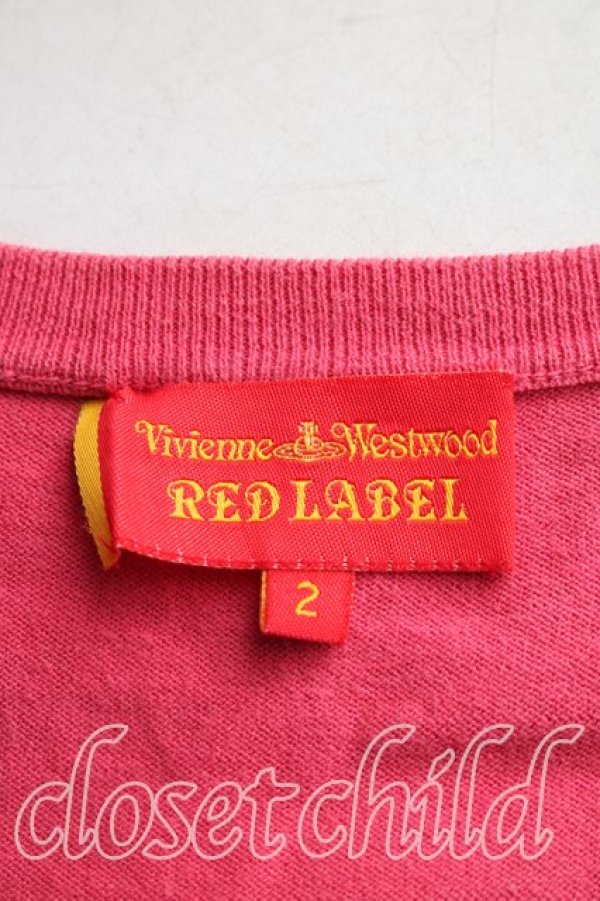 画像3: ヴィヴィアンウエストウッド 中古 / 単色オーブ刺繍カーディガン 2（9号相当） ピンク  H-26-04-05-060-to-OD-ZH (3)